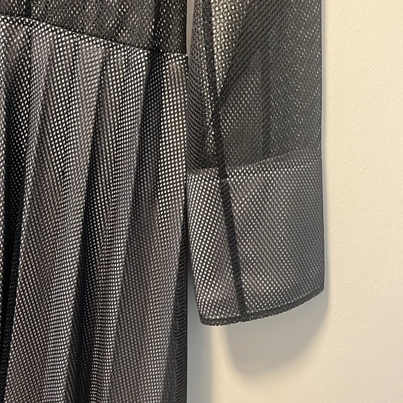 COMME DES GARÇONS JUNYA WATANABE Mesh Pleat Abstract Dress Size Medium - Picture 5 of 8